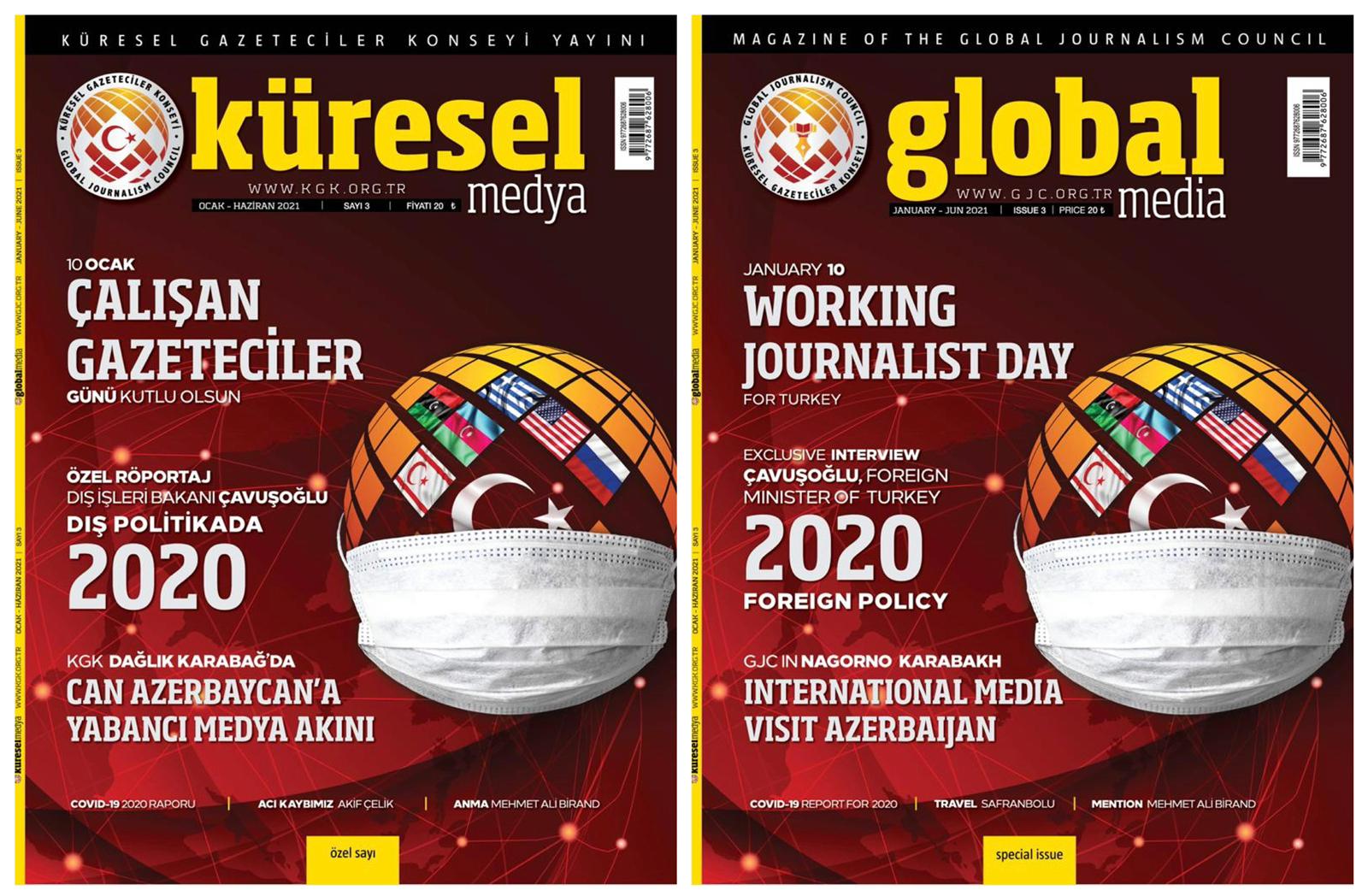KGK Küresel Medya Dergisi’nin 10 Ocak özel sayısı çıktı
